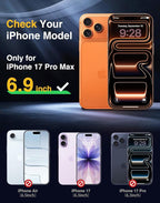 Lanhiem Magnetic for iPhone 17 Pro Max Case Waterproof, Built in Screen - Image 4