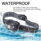 HappyOrange 4 Pack LED Headlamp, IPX4 Waterproof Headlight, 4 Modes - Image 2