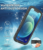 Design for iPhone 12 Waterproof Case, Full Body Shockproof & Dustproof Case - Image 6