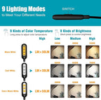 VAVOFO Rechargeable Reading Light, 7 LEDs - Image 3