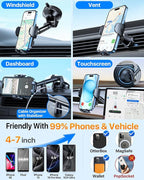 YRU True Upgrade for Safety Car Phone Holder Mount Patent & Military-Grade - Image 6