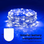 ZSJWL 30 Pack Blue Fairy Lights Battery Operated, 7FT 20LED Mini Starry Light - Image 2