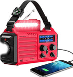 Emergency Weather Radio Solar Hand Crank Battery Operated Portable AM FM by Eoxsmile