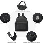 LOVEVOOK Mini Backpack for Women Light Weight Small Waterproof Backpack Purses - Image 6