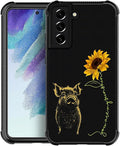 for Samsung Galaxy S22 Plus Case, Pig Sunflower Yellow Sunshine Pattern Graphic by FKBRCL4U