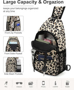 Pritent Crossbody Bags for Women Man Waterproof Sling Bag Backpack Trendy - Image 3