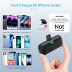 Mini Portable Charger for iPhone, Upgraded 5000mAh PD Fast Charging Battery Pack - Image 2