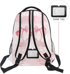 Wamika Pink Bow Girls Backpack Cowgirl Boots School Backpacks Boys Kids - Image 6