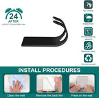CGBE Razor Holder for Shower, 4 Packs Self Adhesive Shaver Holder Hanger Hooks - Image 3