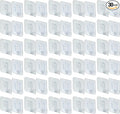 IFAMIO 30 Pack Double Sided Adhesive Wall Hooks Self-Adhesive Nail Free No by IFAMIO