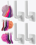 Hat Rack for Hat Storage, Strong Adhesive Hat Hooks for Wall Organizer for by Sunfanie