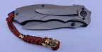 Knife Lanyards with Brass Beads, Paracord Lanyard, Tactical Lanyard - Image 5