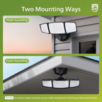 Philips 72W 7400LM LED Flood Lights Outdoor, Dusk to Dawn Aluminum Security - Image 5