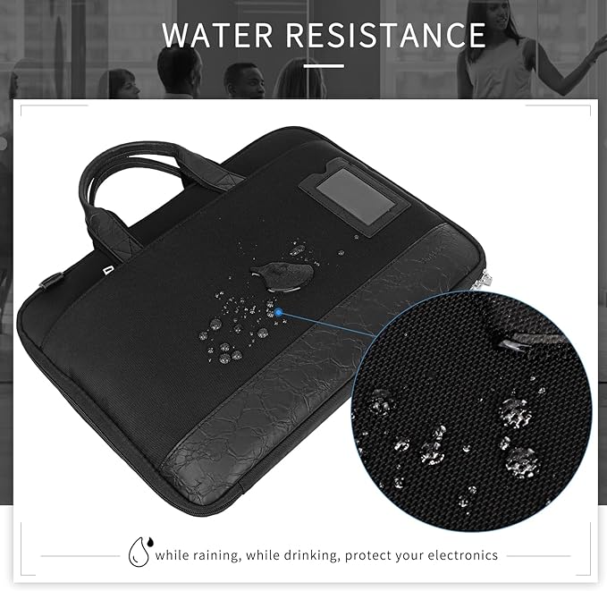 Simpolor 13.3’’ Laptop Case Sleeve, Electronic Organizer Waterproof Laptop Bag - Image 6