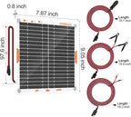 OYMSAE White 5W 12V Solar Car Battery Charger Portable Waterproof Solar Power - Image 5