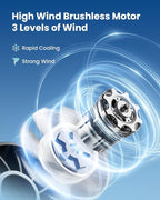 Gaiatop Portable Mini Fan, 3 Speed Handheld Fans - Image 2