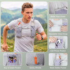 KUYOU Running Vest for Women & Men, Lightweight Hydration Backpack - Image 3