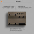 Hold Up Displays Gun Wall Mount Display, Modular Tactical Wall - Image 3