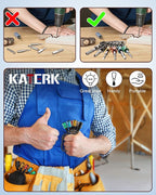 katerk 6pcs 1/4 inch Hex Shank Aluminum Alloy Screwdriver Bits Holder 8 Sets - Image 4