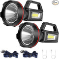 Rechargeable Spotlight Flashlight, High Lumens Handheld Spotlight, LED by SUNPRO