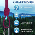 TECEUM Cotton Rope 3/16” – 50 FT – Strong All-Purpose Braided Rope – Natural - Image 4