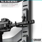 Savior Equipment Horizontal Steel Wall Mount Firearm Rifle Display Rack - Image 4