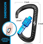 Rhino Produxs 12kN Heavy Duty Carabiner Clips, - Image 2