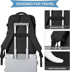 coowoz Large Travel Backpack For Women Men, Carry On Backpack Flight Approved - Image 6