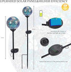 VCUTEKA Mosaic Solar Light, Solar Garden Decorative Lights Outdoor Waterproof - Image 7