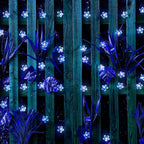 ITICdecor Outdoor Solar Flower String Lights Waterproof 50 LED Fairy Light - Image 4