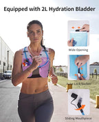 ECOHUB Running Hydration Vest Backpack, Lightweight Breathable Pack - Image 6