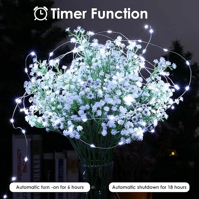 8-Pack Fairy Lights Battery Operated - Image 2