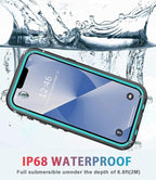 for iPhone 13 Case Waterproof Shockproof Dustproof Full-Body Sturdy - Image 4