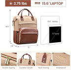 LOVEVOOK Leather Laptop Backpack - Image 5
