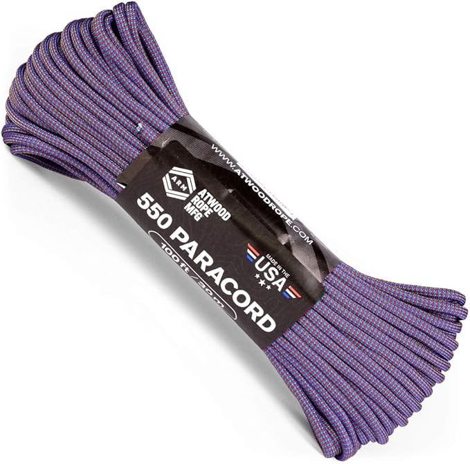 Atwood Rope MFG Color Changing 550 Paracord 100 Feet 7-Strand Core Nylon by AtwoodRopeMFG