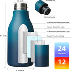 BJPKPK Insulated Water Bottles, 12oz Stainless Steel Metal Water Bottle - Image 3