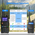 Baofeng Radio UV-5RM Ham Radio Handheld UV5R Walkie Talkies Long Range - Image 6