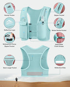 Zelvot Running Vest for Women Men, USA Original Patent, Adjustable Chest Straps - Image 5