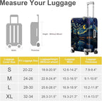 ANNA QUEEN Starry Night Art Luggage Cover, Van Gogh Inspired Suitcase Protector - Image 5