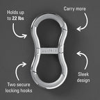 LINK Connector Clip. Women’s Keychain Clip, Fashion Carabiner - Image 3