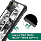 for iPhone 15 Pro Max Case, Lion Cross Jesus Christ Dove Pattern Graphic Design - Image 6