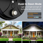 Onforu 70W Dusk to Dawn Outdoor Lighting, 7000LM Black Flood Lights Outdoor - Image 3