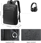 MOSISO Laptop Backpack for Men, Slim Lightweight Compact Computer Backpack for - Image 4