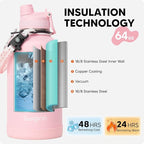 Swigina 64 oz Insulated Water Bottle - Image 3