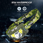 LHKNL Headlamp Flashlight, Lumen Ultra-Light Bright LED Rechargeable Headlight - Image 6