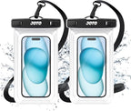 JOTO 2 Pack Universal Waterproof Phone Case by JOTO