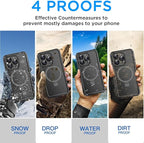 AICase Magnetic for iPhone 16 Pro Max Case Waterproof Magsafe Shockproof - Image 3