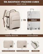 LOVEVOOK Travel Backpack for Women & Men 50L, Airline Approved Carry On - Image 5
