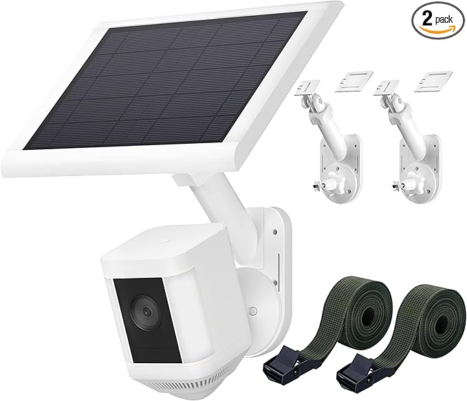 Wall Mount for Cameras and Solar Panels, 2-in-1 Mount for Ring, etc Solar Panel by Unknown