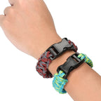 Sportmusies Paracord Wristband for Outdoor Sport Tactical Survival Parachute - Image 2